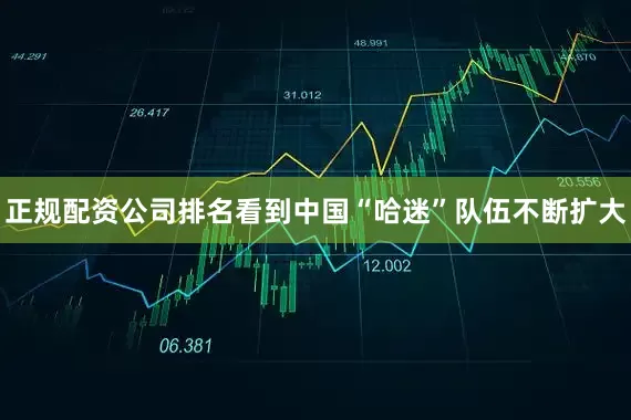 正规配资公司排名看到中国“哈迷”队伍不断扩大